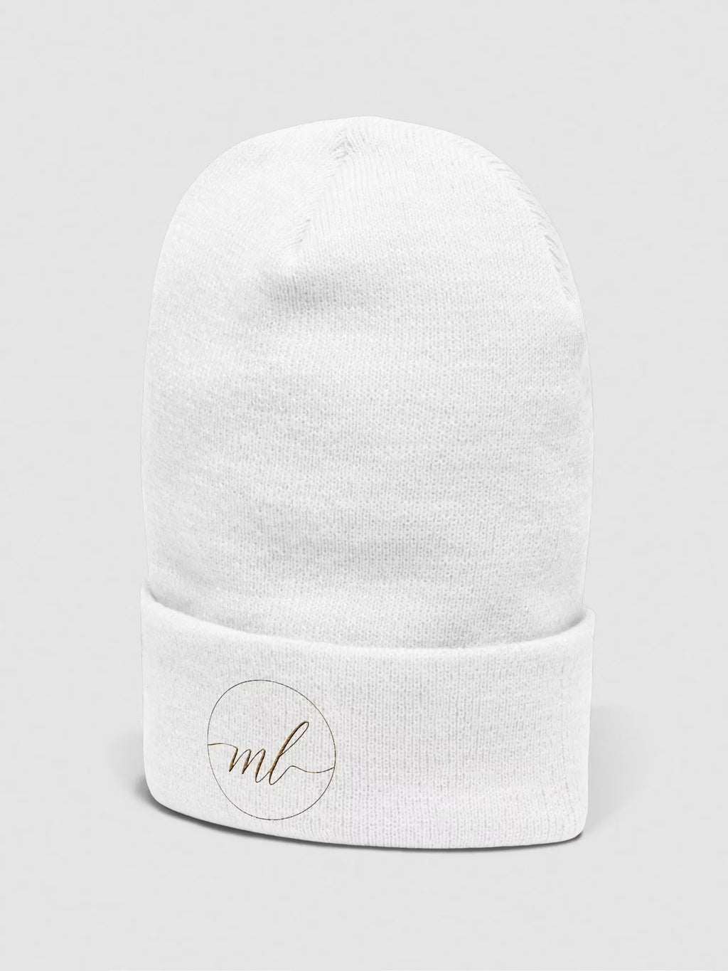 "Michelle Langone" Beanie (White)