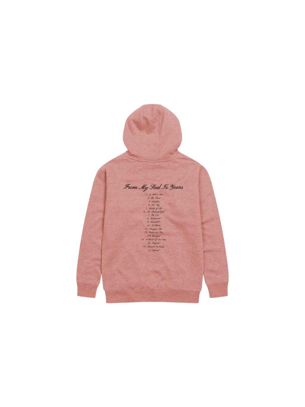 "From my soul to yours" Pink Hoodie