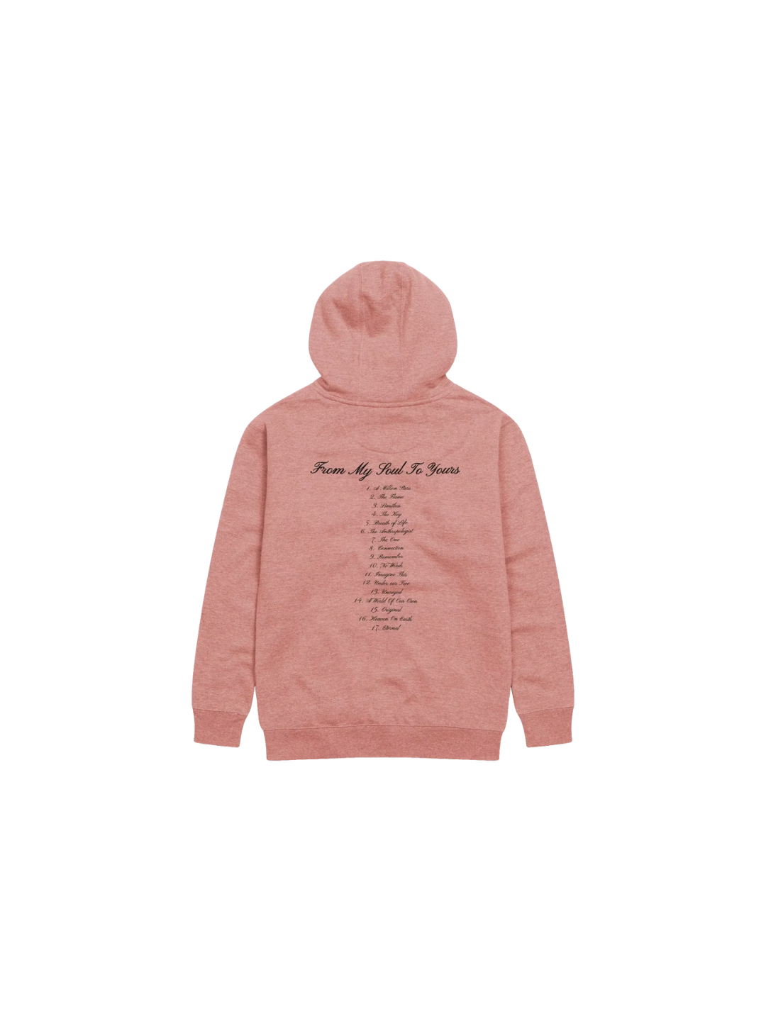 "From my soul to yours" Pink Hoodie