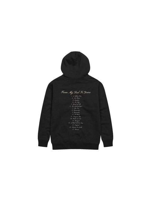 "From my soul to yours" Black Hoodie