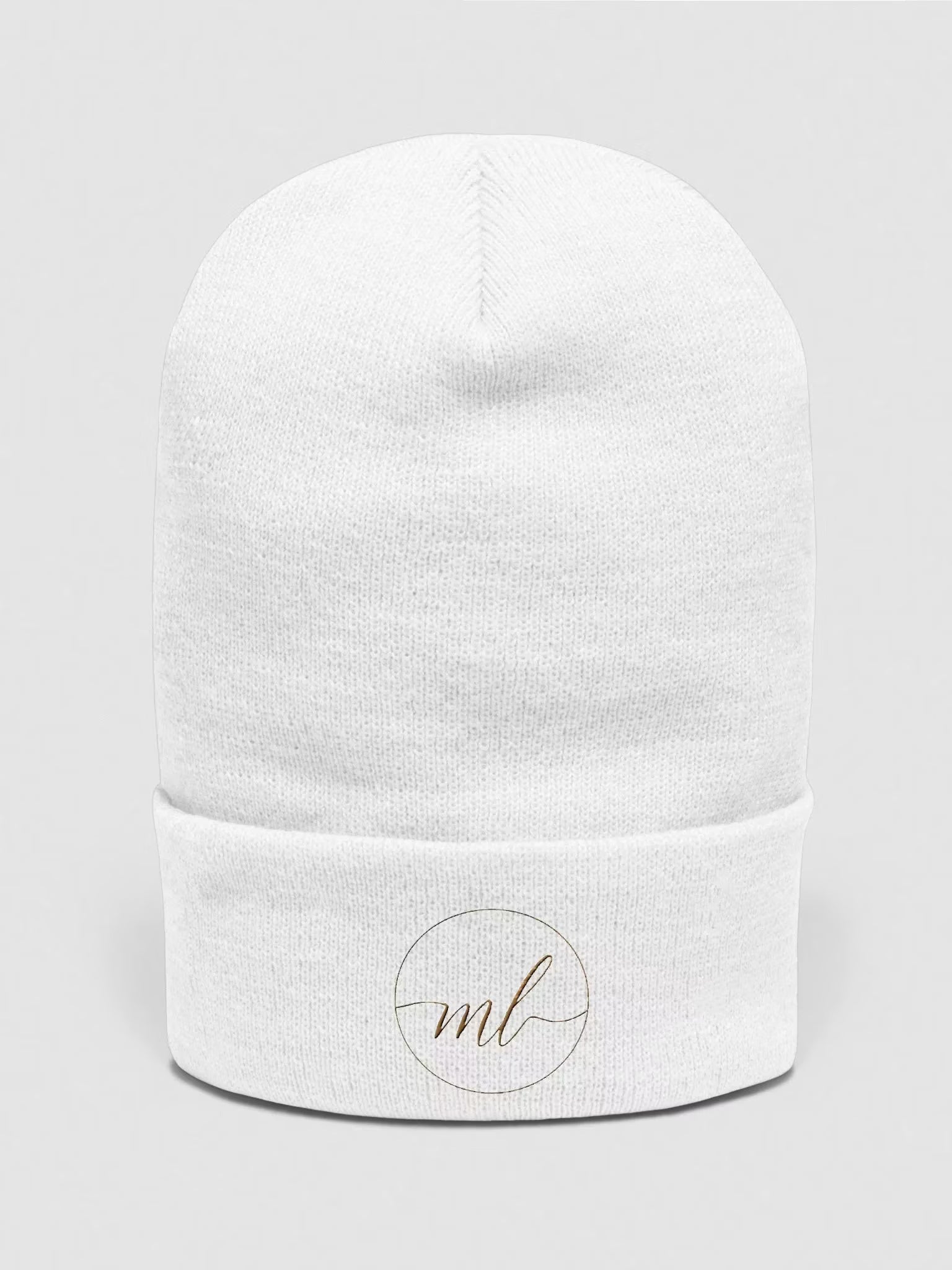 "Michelle Langone" Beanie (White)